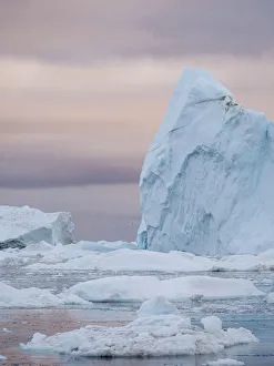 Ilulissat Icefjord, a UNESCO World Heritage Site, also called kangia or Ilulissat