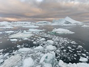 Ilulissat Icefjord, a UNESCO World Heritage Site, also called kangia or Ilulissat