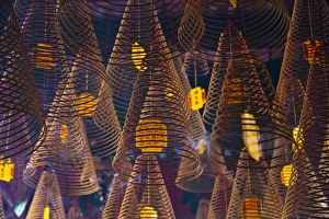 Incense Prints: Incense at a Chinese temple