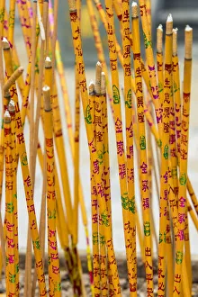 Incense Prints: Incense at Sik Sik Yuen Wong Tai Sin Temple, Kowloon, Hong Kong, China