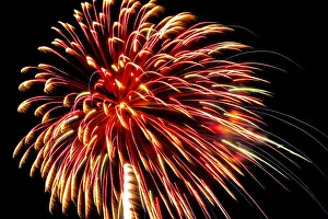 Independence Day Prints: Independence Day fireworks, USA