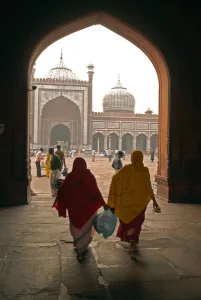 Delhi Prints: India, Delhi. Commissioned by the Mughal Emperor Shah Jahan, builder of the Taj Mahal