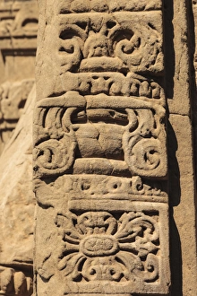 Monolith Prints: India, Himachal Pradesh, Kangra District, Dharamsala, Detail of Indo Aryan-style