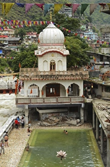 Buddhism Prints: India, Himachal Pradesh, Manikaran