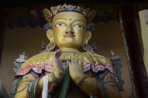 Anthony Asael Prints: India, Ladakh, Leh, buddha at the Gonkang Gompa