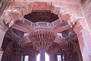 Images Dated 24th January 2014: India, Utter Pradesh. Agra Fort (Red Fort) is a UNESCO World Heritage site. It is about 2