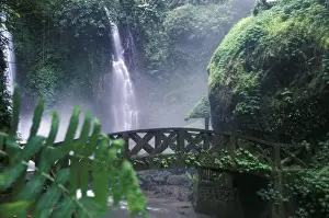 Indonesia, North Sulawesi. Air Teriun Kali Waterfall