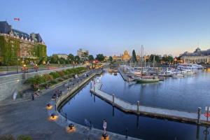 Parliament Building Prints: The inner harbour at Victoria British Columbia