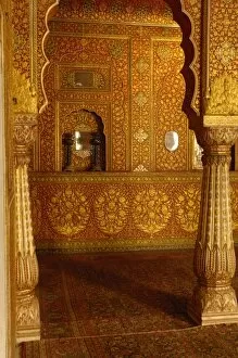Images Dated 5th November 2006: Inside the Palace of the Junagarh Fort in Bikaner. Rajasthan, INDIA