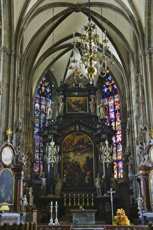 Images Dated 28th July 2008: Inside Stephens Cathedral, Vienna, Austria