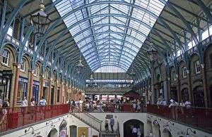 Interior of the Covent Garden Market in London, England