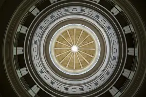 Interior of the Parliament building of Palau on the Island of Babeldoab, Palau, Central