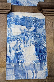 Decorative Prints: Interior of Saint Benedict Train Station (Estacao de Sao Bento)