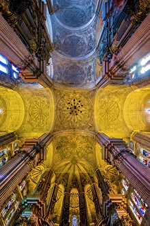 Images Dated 22nd June 2024: Interior of Santa Iglesia Catedral Basilica de la Encarnacion (Malaga Cathedral)