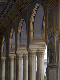 Interior of temple in Jaipur, Rajasthan, India