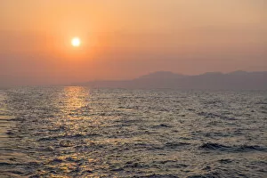 Greece Collection: Ionian Sea at sunset, Greece, Europe