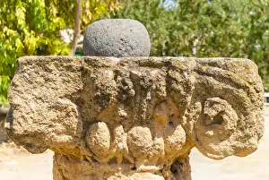 Archaeological Prints: Ionic Capital, Utica Punic and Roman archaeological site, 1101 a. C. Tunisia, North Africa