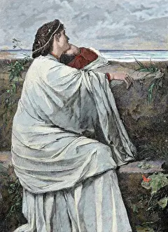 One Person Prints: Iphigenia. Daughter of Agamemnon and Clytemnestra and sister of Electra and Orestes