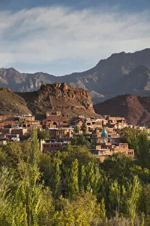 Iran Collection: Iran, Central Iran, Abyaneh, elevated village view, dawn