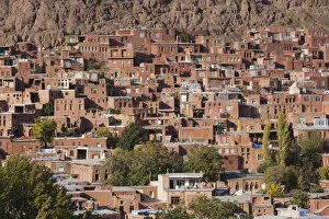 Iran Collection: Iran, Central Iran, Abyaneh, elevated village view
