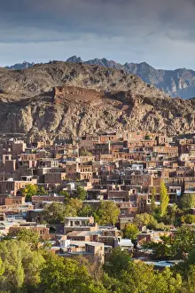 Western Asia Prints: Iran, Central Iran, Abyaneh, elevated village view, dawn