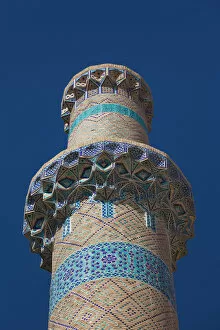 Iran Collection: Iran, Central Iran, Natanz, Jameh Mosque, minaret