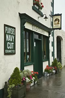 Ireland, Ballyvaughan. Cloclainn, a pub in town