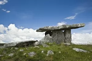 Ireland, The Burren. The Poulnabrone Stones