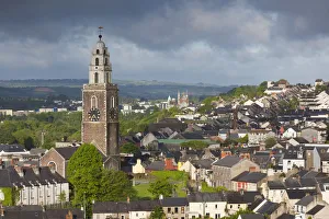 Images Dated 21st May 2016: Ireland, County Cork, Cork City, elevated city view with St. Annes Church, dawn