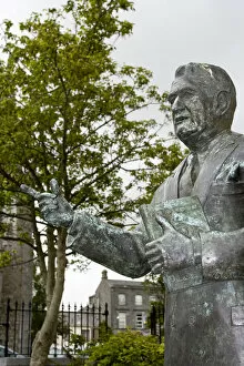 Images Dated 25th May 2007: Ireland, County Kerry, Listowel, author, statue