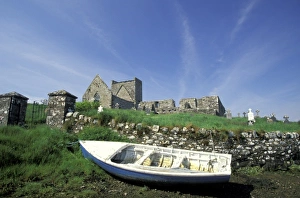 Ireland, County Mayo. Burrishoole Abbey