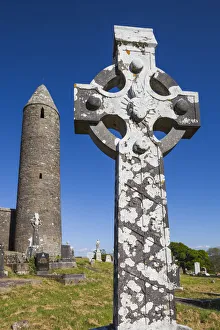 Republic Prints: Ireland, County Mayo, Castlebar, Turlough Round Tower, 9th century
