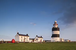 Images Dated 30th May 2016: Ireland, County Wexford, Hook Peninsula, Hook Head, Hook Head LIghthouse, sunset