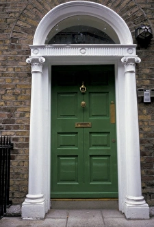 Entry Way Prints: Ireland, Dublin. Door