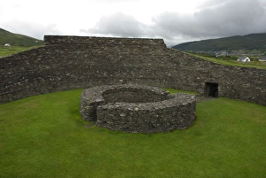 Ring Of Kerry Prints: IRELAND, Kerry, Ring of Kerry. Cahergal stone fort