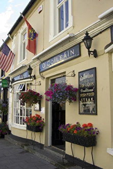 Language Prints: Ireland. Co Limerick. Adare. O Collins pub