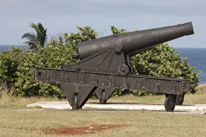 Prints of Iron cannon sitting on the outskirts of Castillo de la Real Fuerza on the western edge of Havana, Cuba Caribbean Prints: Iron cannon sitting on the outskirts of Castillo de la Real Fuerza on the western edge of