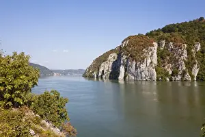 Iron Gate, Portile de Fier, gorge of river danube through the southern carpathian Mountains