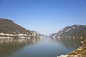 Iron Gate, Portile de Fier, gorge of river danube through the southern carpathian Mountains