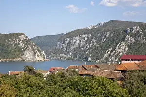 Iron Gate, Portile de Fier, gorge of river danube through the southern carpathian Mountains
