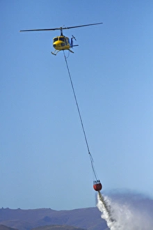 Wanaka Prints: Iroquois Helicopter with monsoon bucket