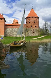 Island Castle by Lake Galve, Trakai, Lithuania