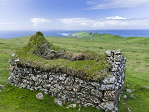 Images Dated 27th June 2016: The island Mykines, part of the Faroe Islands in the North Atlantic