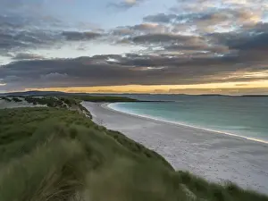 Isle of Berneray (Bearnaraidh), a small island located in the sound of Harris