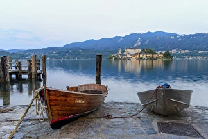 Images Dated 25th May 2012: Isola san Giulio. San Giulio Island. Lake Orta. Piedmont. Italy