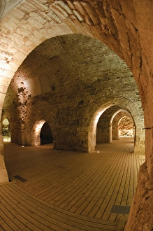 Images Dated 19th February 2009: Israel, Akko. Knights hall