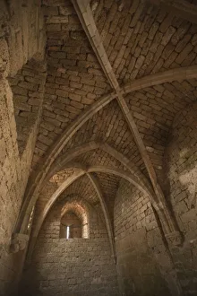 Arched Prints: Israel, Caesarea. Roman ruins of Caesarea
