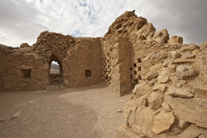 Images Dated 22nd February 2009: Israel, Massada. RUins of Massada