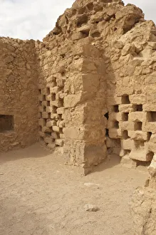 Israel, Massada. RUins of Massada