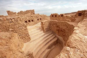 Israel, Massada. RUins of Massada